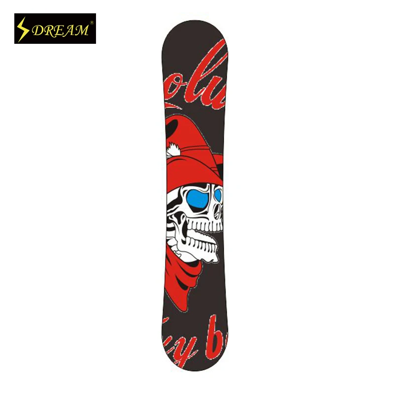 Customizable Wooden font b Snowboards b font Skiing Boards Poplar Core With Carbon Fiber P Tex