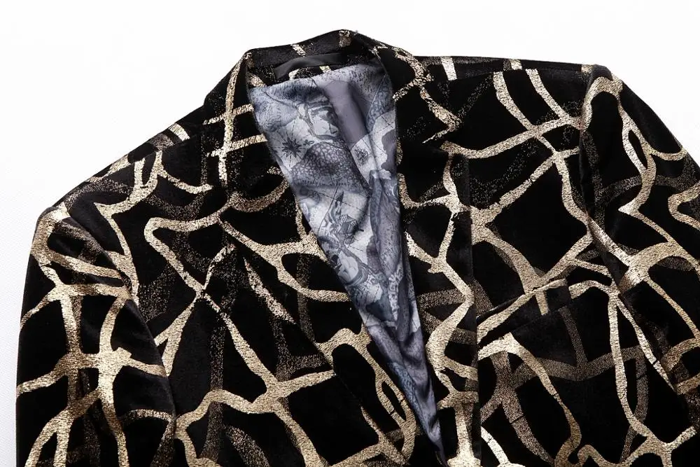 Men'S Luxury High-End Business Conference Set Stage Performance Party Entertainment Clothing Slim Single West Men'S Luxury High-End Business Conference Set Stage Performance Party Entertainment Clothing Slim Single West