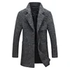 Abrigo de lana antipolvo para hombre, prendas de vestir ajustadas, 2 colores, M-5XL AYG118, envío directo ► Foto 2/6