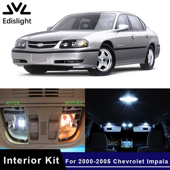 

Edislight 13Pcs Canbus White LED Lamp Car Bulbs Interior Package Kit For 2000-2005 Chevrolet Impala Map Dome Door Plate Light