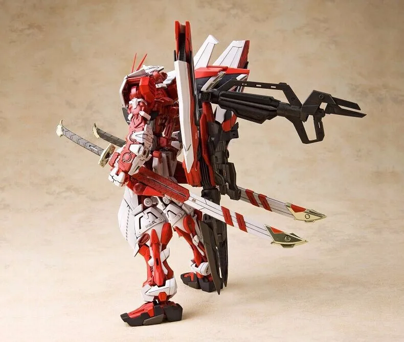 Daban Gundam Toys MG 1/100, Красное Семя, сбивается с пути, сборная фигурка, двойной меч, боевой робот, brinquedo menino, прилагается кронштейн