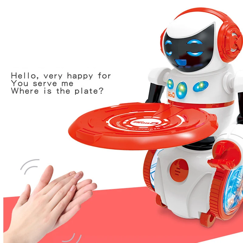 

Intelligent LED Light Dancing Humanoid Robot remote control singing and dance balance robot electronic toys dog
