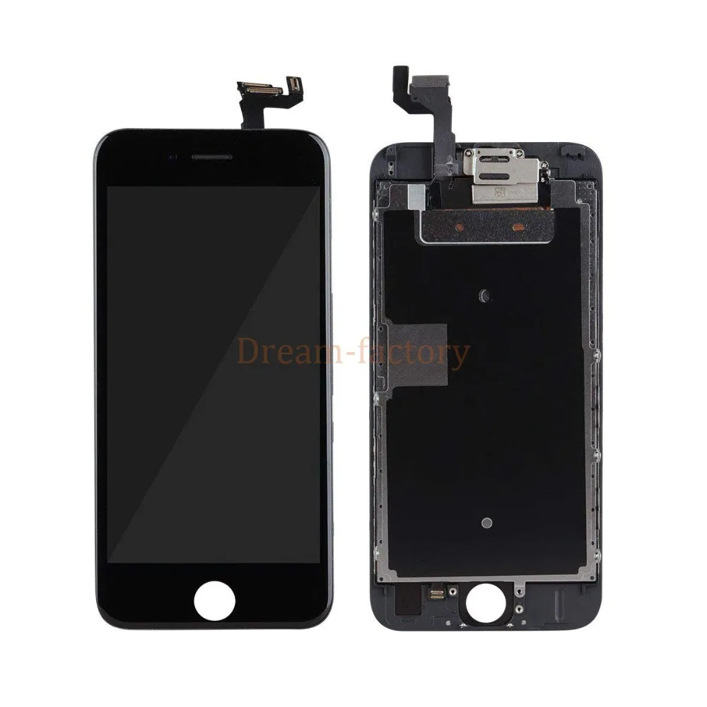 

10pcs DHL Full Assembly LCD Replacement For iPhone 6 6S 7 7 Plus Screen Display with digitizer +Front camera no homebutton