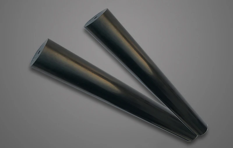 black PU rods