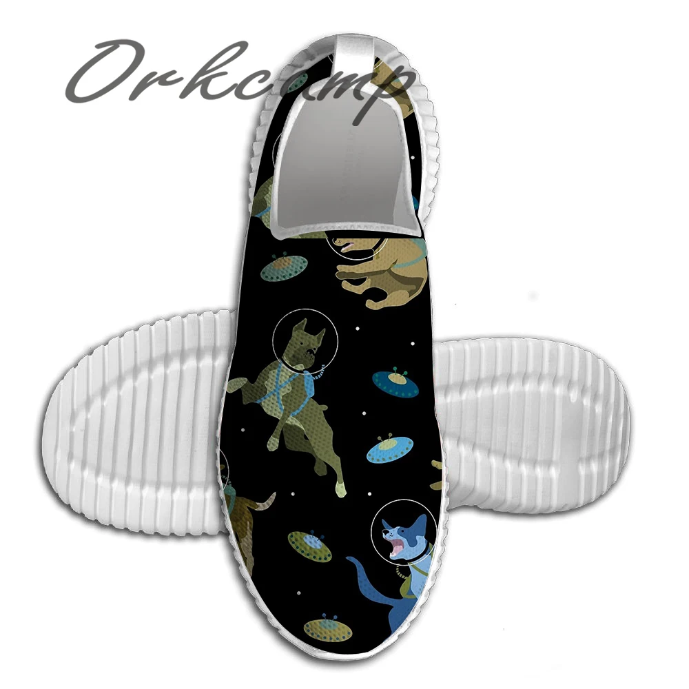 الفضاء الكلاب و تحلق أقراص احذية الجري أحذية مشي الصيف مريحة ضوء الوزن الركض اليوغا أحذية