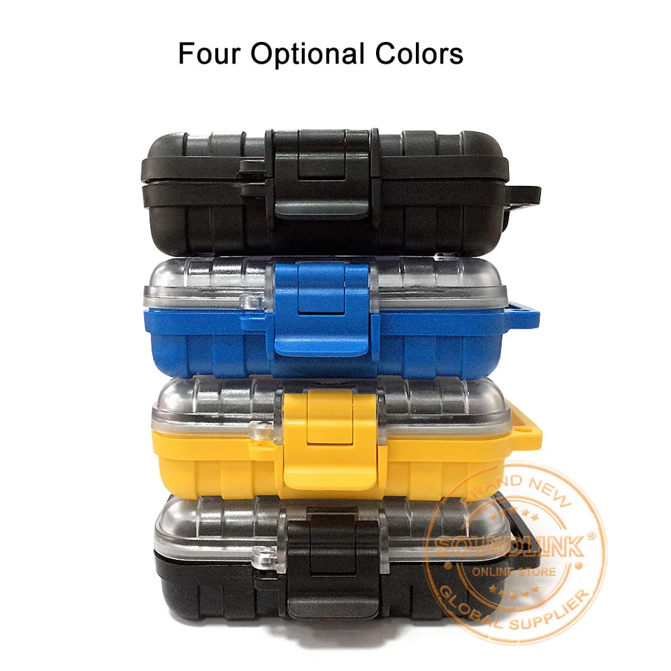 Earphone Waterproof Case Drop Resistance Protective Box Case Portable IEM In-ear Monitor Box earphone protective box