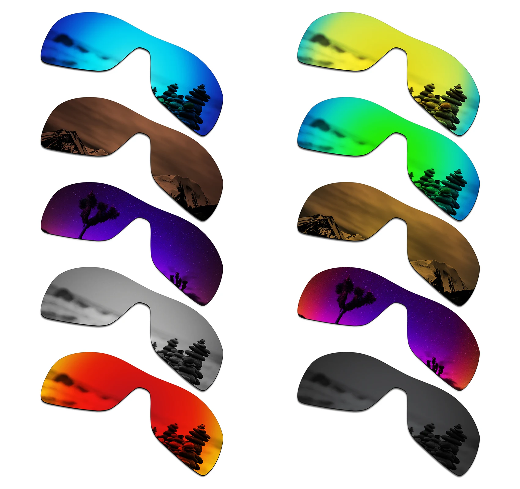 SmartVLT Polarized Replacement Lenses for Oakley Antix Sunglasses - Multiple Options