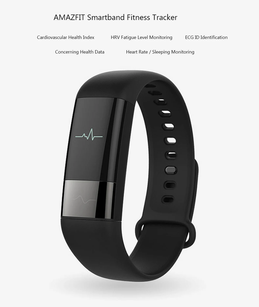 Xiaomi Amazfit SmartBand сенсорный Фитнес трекер Водонепроницаемый сна сердечного ритма
