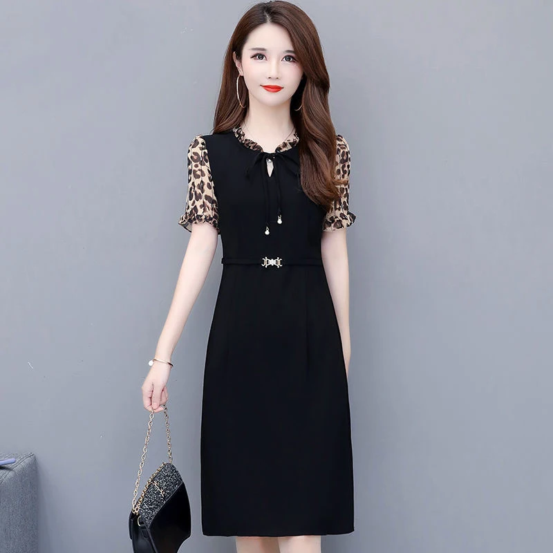 

Women Spring Summer Style Bodycon Dresses Lady Casual Short Mesh Sleeve O-Neck Slim Bodycon Dress Vestidos SS043