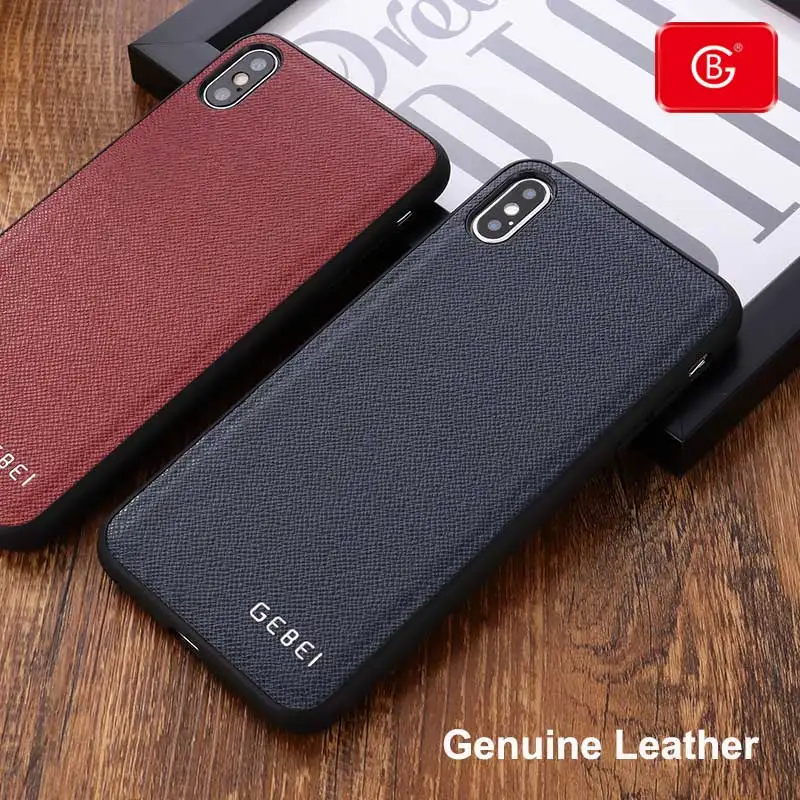 

Luxury Ultra thin Shockproof 360 Protect Case For iPhone X Xs Max XR 7 8 Plus Phone Genuine Leather Protective Back Cases Cover