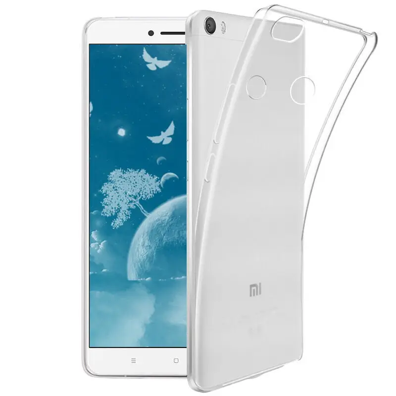 

Ultra Thin Transparent Clear Soft TPU For Xiaomi Mi MAX 2/2s/3/4/4i/4s/5 Note 1 Crystal Case Cover Gel Silicone Phone Bag Shell