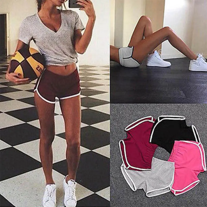 

Summer Women Women Sports Shorts Gym Workout Waistband Skinny Yoga Short