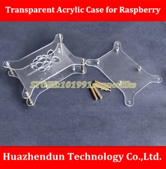

3-layer Transparent Acrylic Case Clear Shell Enclosure with Logo for Raspberry Pi 2 Model B & Raspberry Pi 3 B plus DIY