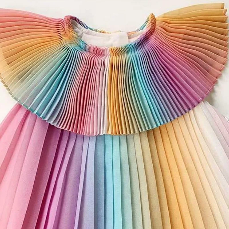 Unicorn Chiffon Tutu Dress With Headband -Unicorn Fashion