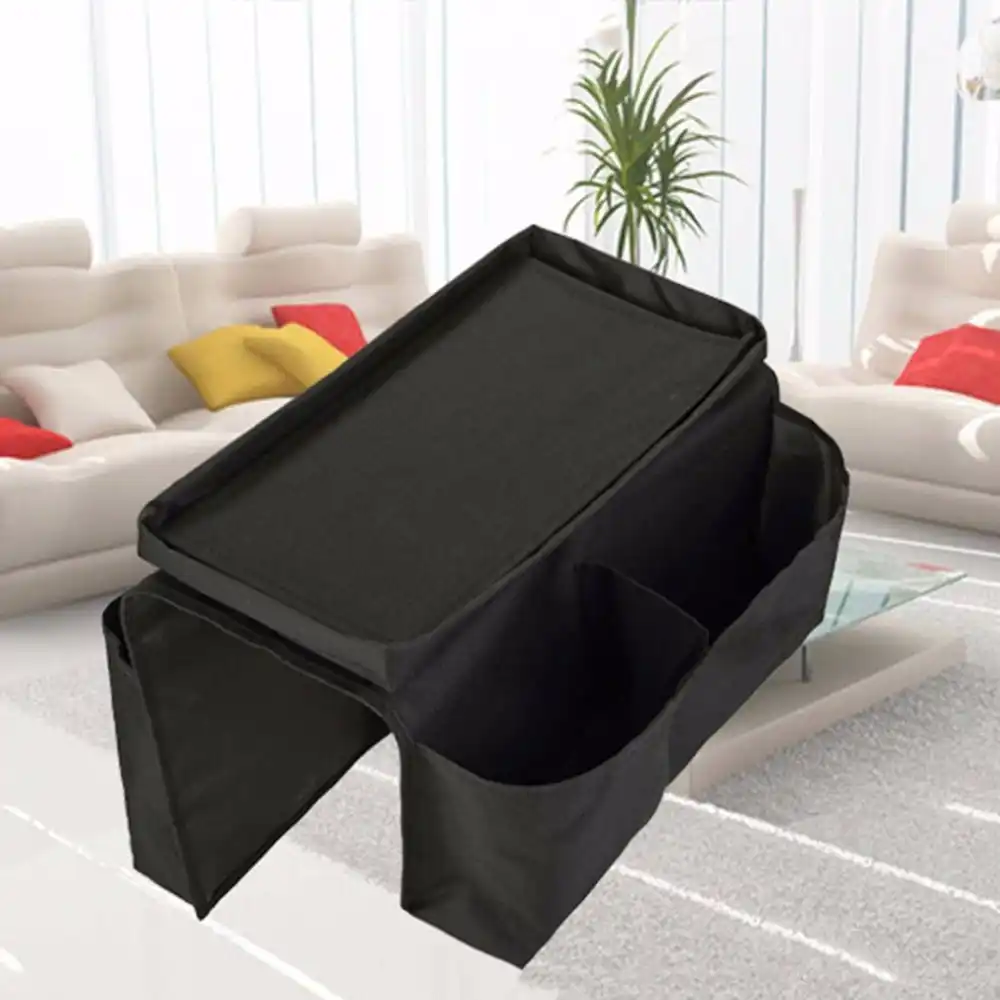 High Quality 6 Pockets Sofa Storage Bag Arm Rest Organizer Remote Sofa Storage Bag Arm Rest Organizer