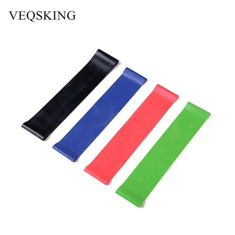 4pcs/Set Elastic Tension Resistance Bands For Fitness, 4 Levels Ruber