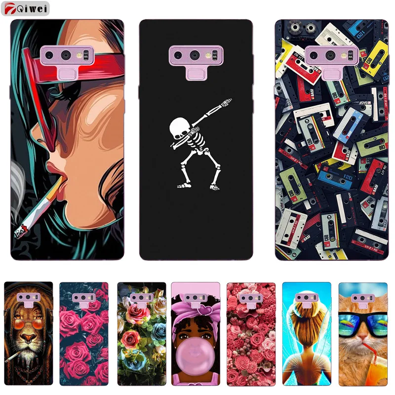 

For Samsung Galaxy Note 9 Case Soft Slicone TPU 3D Cute Back Cover For Coque Samsung Galaxy Note 9 Cover For Samsung Note 9 Case