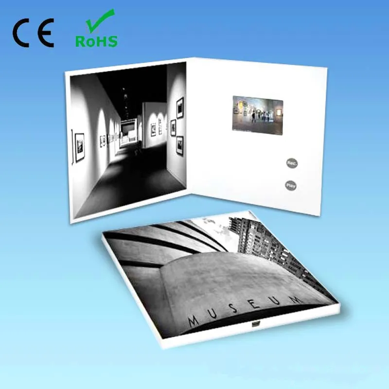 Professional 2.4 Inch Video Brochure Greeting Screen Business Cards for Advertising Propaganda (HYH-3024)