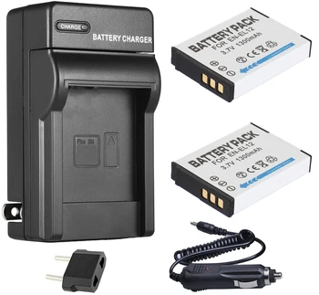 

Rechargeable Lithium-ion Battery (2-Pack) + Charger For Nikon EN-EL12, EN-EL 12, ENEL12, MH-65