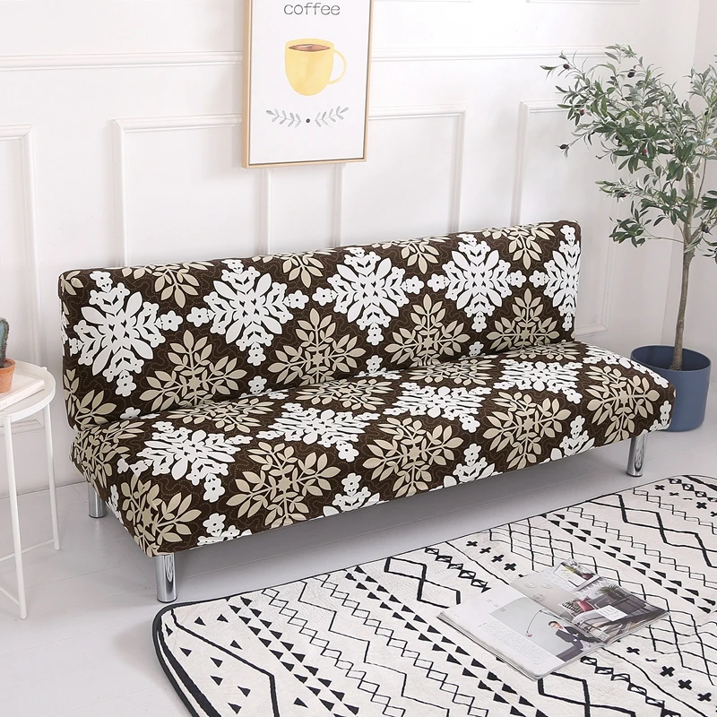 Универсальный нескользящий эластичный чехол для дивана без подлокотника Съемная мебель чехол для гостиной диван защита