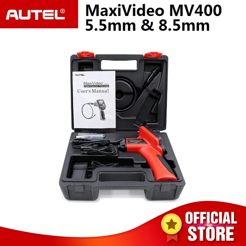 Autel Maxivideo MV400 5 5mm Digital Videoscope with 8 5mm diameter imager head inspection font b
