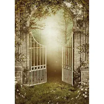 

LIFE MAGIC BOX Fall Backdrop Door Photography Photo Studio Backgrunds