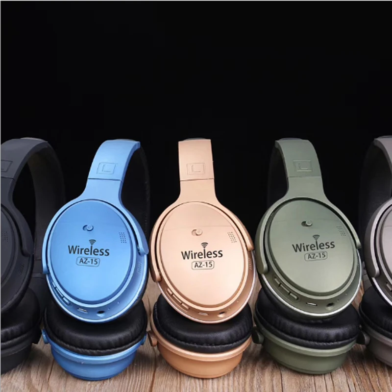 

New headband folding stereo card wireless Bluetooth headset sports running universal headset