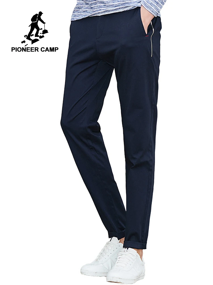 dark blue khaki pants