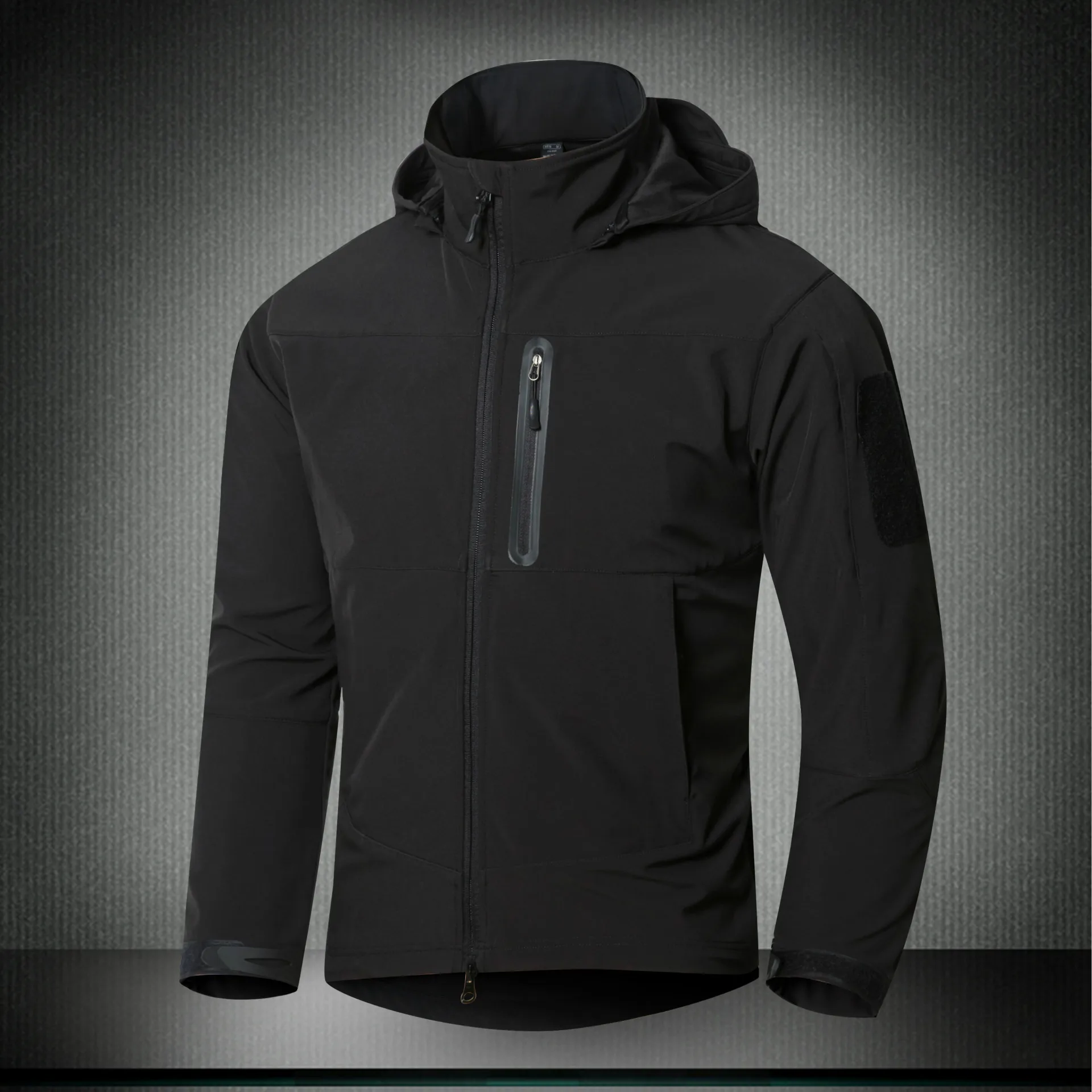 GANYANR Brand Hiking Jacket Men Rain Hunting Softshell Outdoor Winter Waterproof Clothing Windstopper Sports Polyester Ski