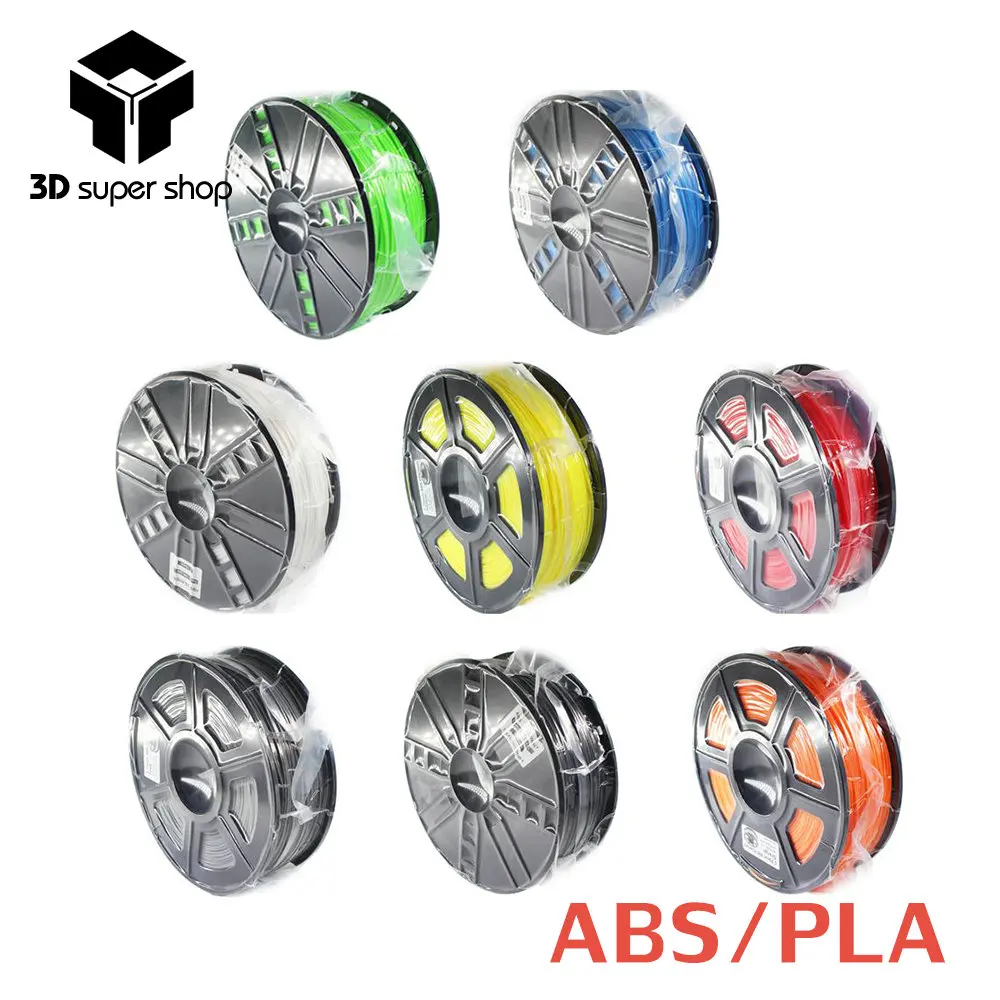 

3D printer filament PLA/ABS 1.75mm 1kg plastic Rubber Consumables Material raskhodnyye materialy 3D printer part parts accessory