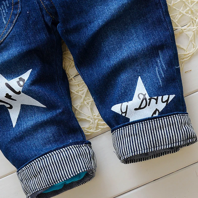 Calças de Brim do Bebê das Crianças Calças de Brim do Bebê dos Meninos das Meninas Roupas da Criança dos Bebês Calças Infantis Pequenas Crianças Anos 1-3 23 Cheap Jeans