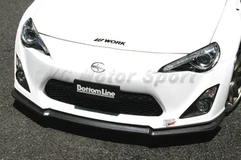 

Car Accessories Carbon Fiber CS Bottomline Style Side Front Lip Fit For GT86 FT86 ZN6 FR-S Front Lip Car-styling