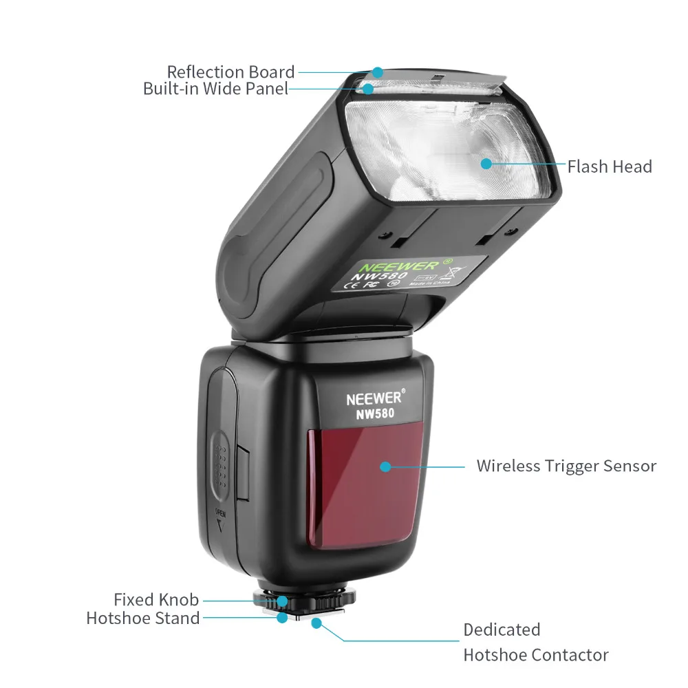 Новая беспроводная вспышка Speedlite для Canon Nikon Sony Panasonic Olympus Fujifilm и других зеркальных