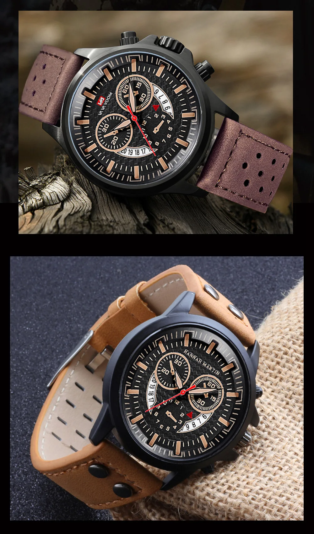 Военные мужские часы лучший бренд Роскошные наручные часы уникальная кожаная пряжка 3 бар водонепроницаемые Полный календарь спортивные кварцевые часы