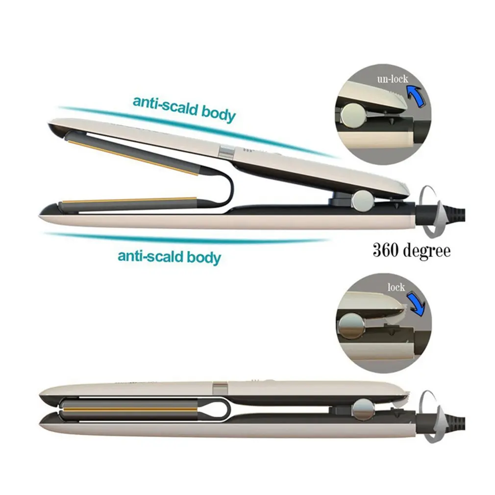 

Hair Straightener US UK EU AU Suspended Air Board 3D Hair Curler 110-240V