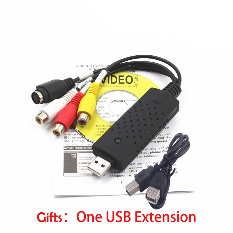 2018 Easycap USB 2 0 легкая крышка Видео ТВ DVD VHS DVR Захват адаптер устройство видеозахвата