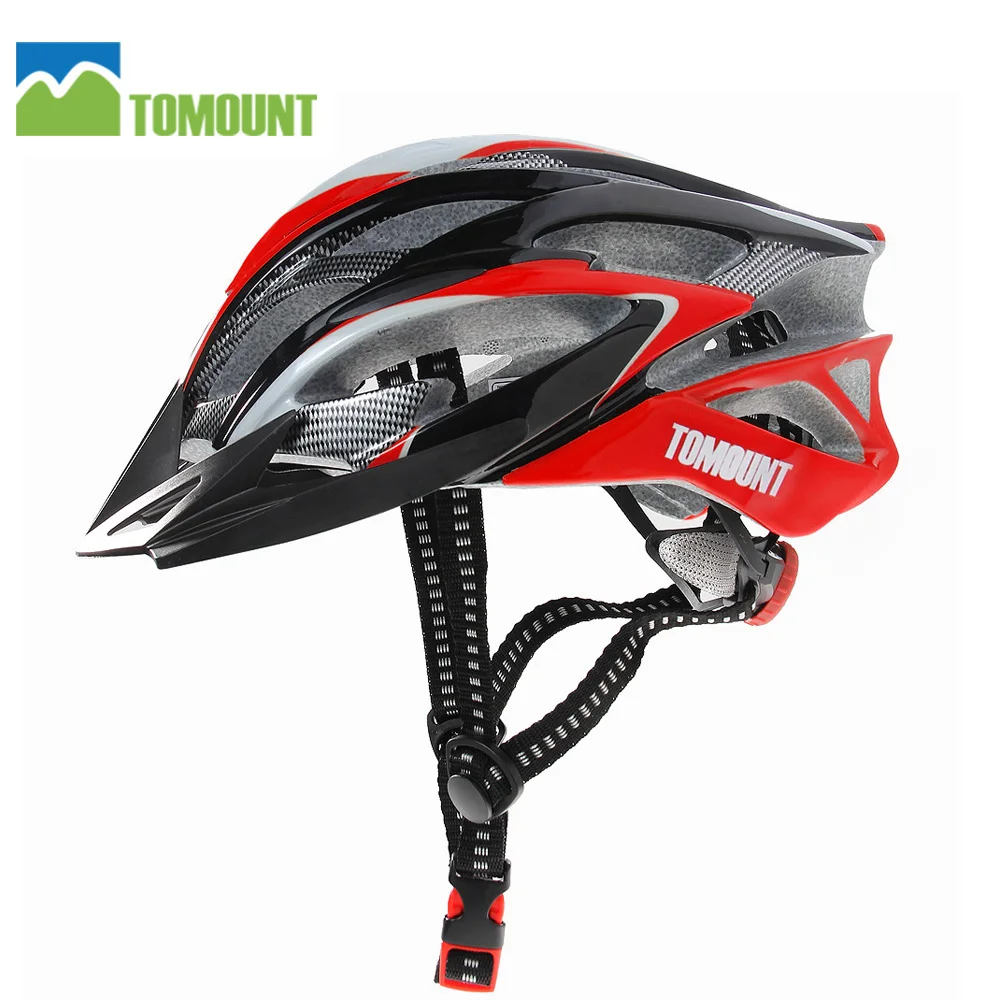 

TOMOUNT Helmets Cycling Ultralight MTB Bike Racing Helmets Men Women Casco Ciclismo Bike Helmet 58-63cm 4 Color Red Orange