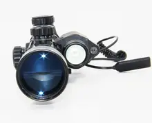 Hong Kong post 3-9x40EG Riflescope Combo M6 Red Laser Sight LED Flashlight w/ 20mm Weaver Rail For Shooting Arms Weapon