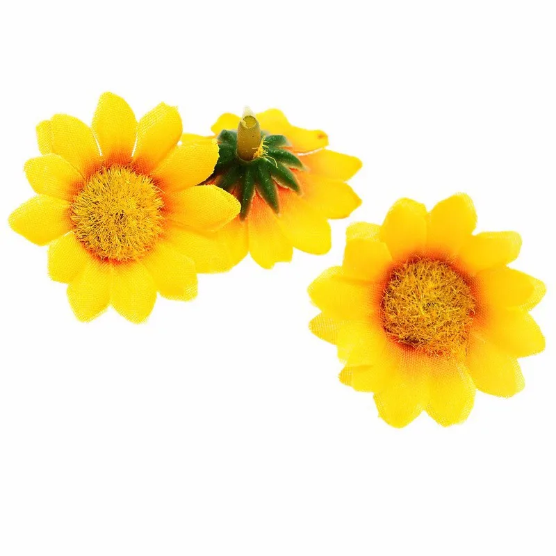 Silk-Mini-Yellow-Daisy-Artificial-Flower-Bouquet-Wedding-Party-Home-Decor-Scrapbooking-100Pcs-lot (1)