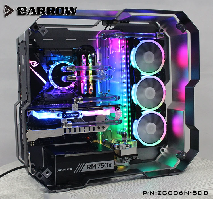 Barrow ZGC06N-SDB доски для водных путей Zeaginal ZG-06 Intel CPU Water Block &amp Single GPU Building | Компьютеры и