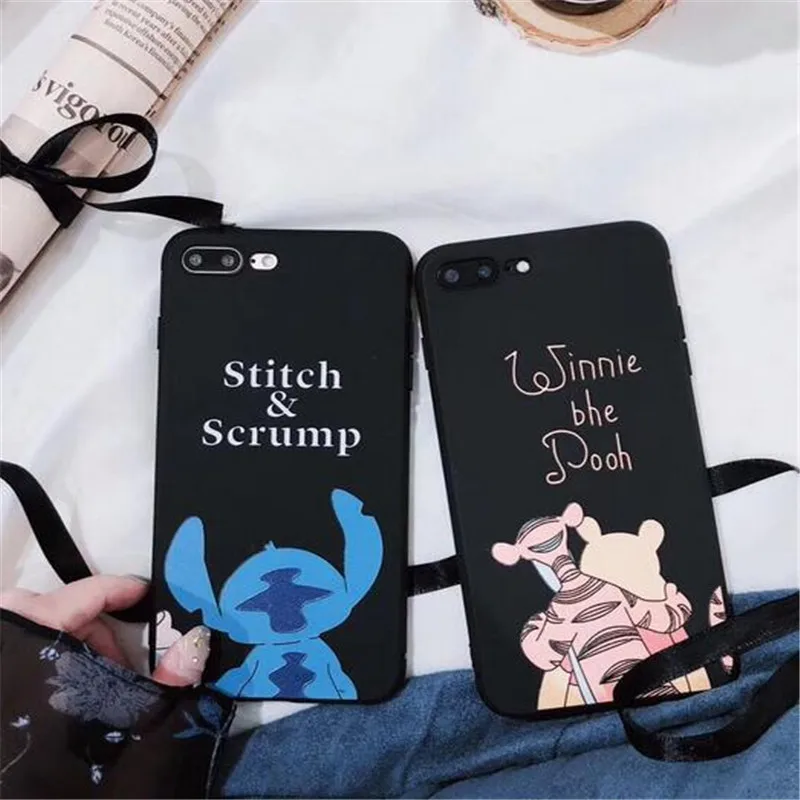 Для iphone X 8 Plus чехол для телефона Животные медведь винни пух 6 6s 7 6/7 plus мультфильм
