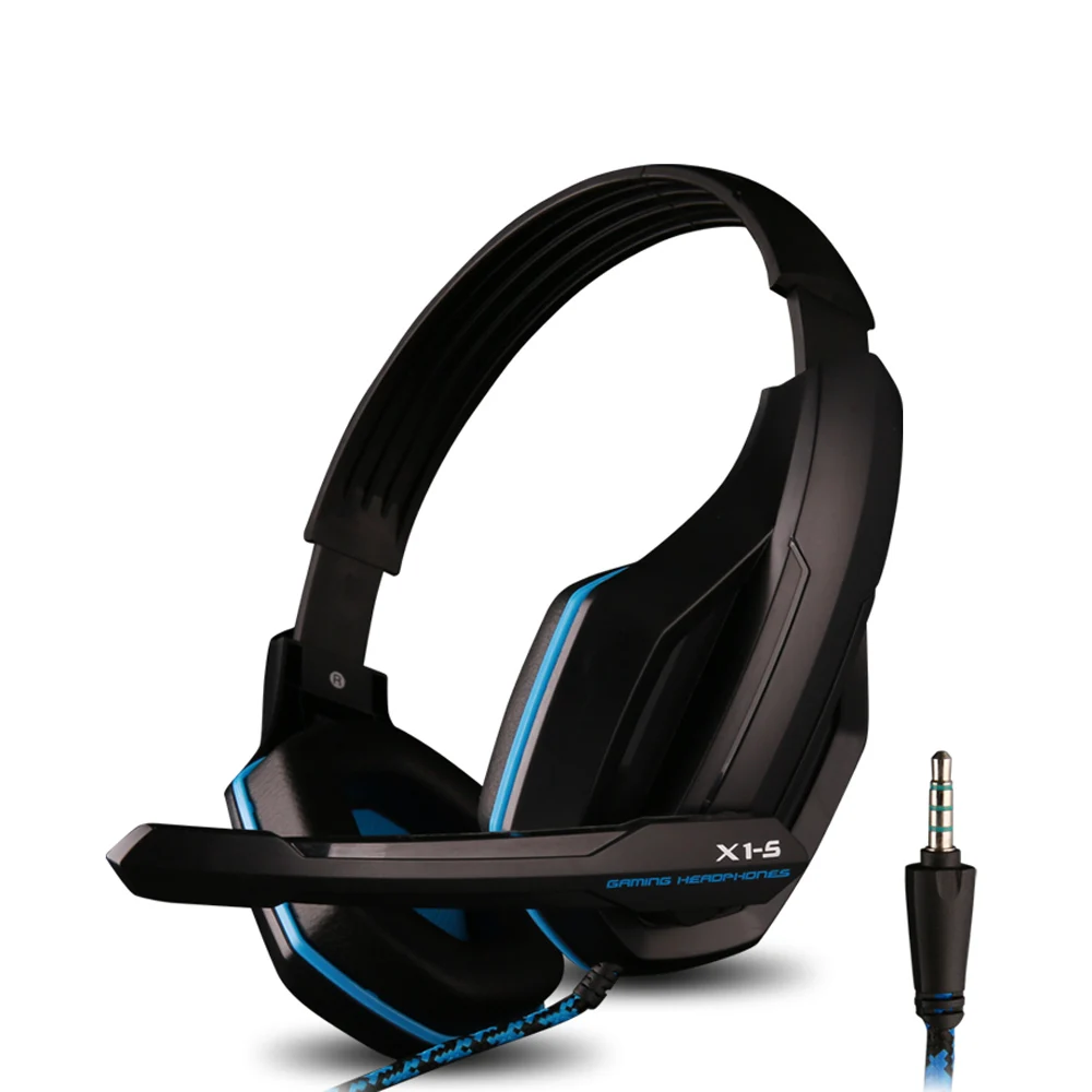 bilder für X1-S 3,5mm Wired Professionelle Gaming Headset Stereo Bass Kopfhörer Über Ohr mit Mikrofon für PC Computer Laptop bilder für X1-S 3,5mm Wired Professionelle Gaming Headset Stereo Bass Kopfhörer Über Ohr mit Mikrofon für PC Computer Laptop