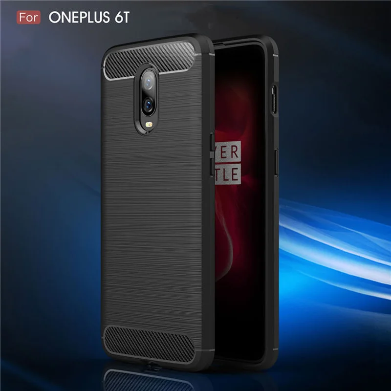 TPU Soft Silicon For Oneplus 6T Case Protector Phone cover PC Frame Armor Shell 6 T Oneplus6T 1+6T Back Cases | Мобильные телефоны