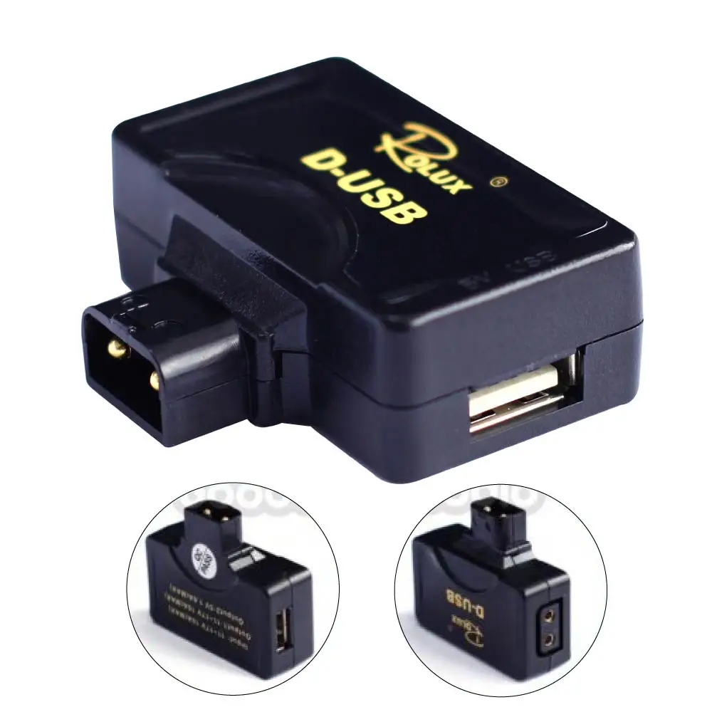 Rolux D-Tap/P-Tap к usb-переходник для sony V-mount V-фиксированный аккумулятор | Электроника