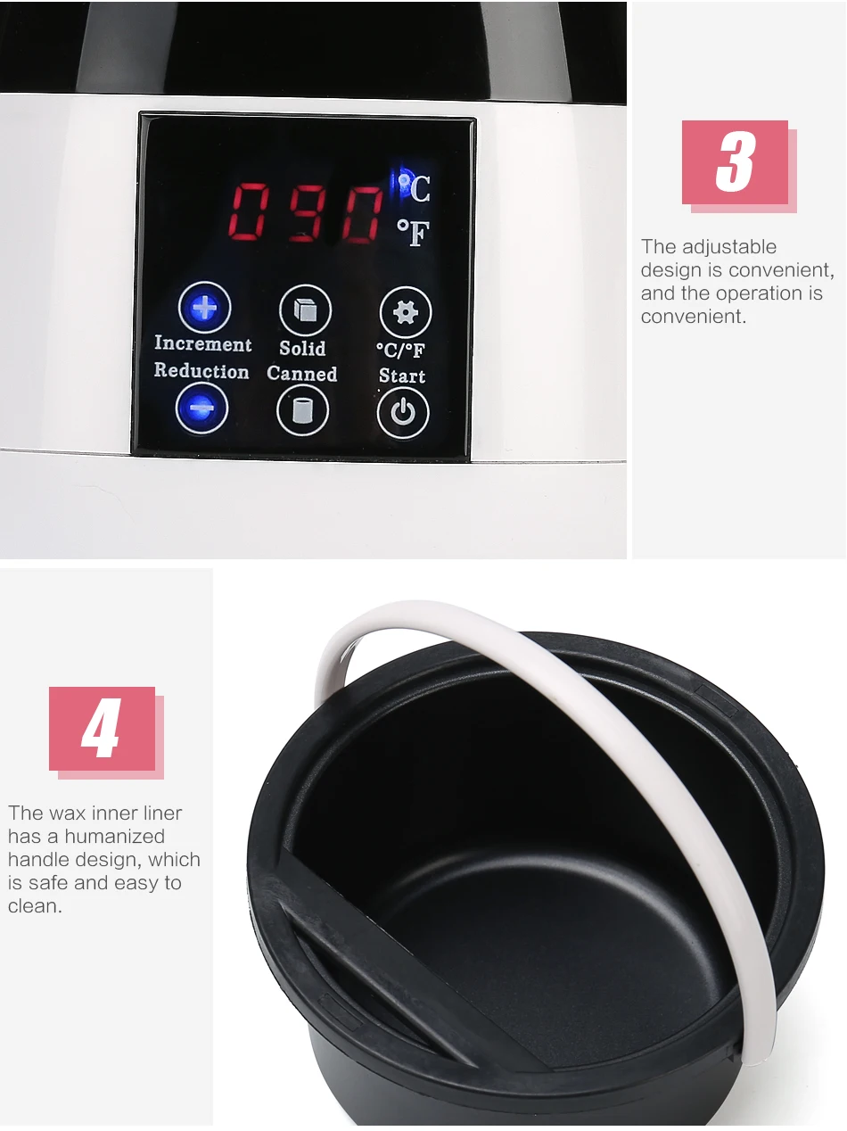 Depilatory Wax Heater Warmer Machine Hair Removal Set Depilatory Wax For Depilation Epilator Female Flawless Hard Wax Beans 100g (11)