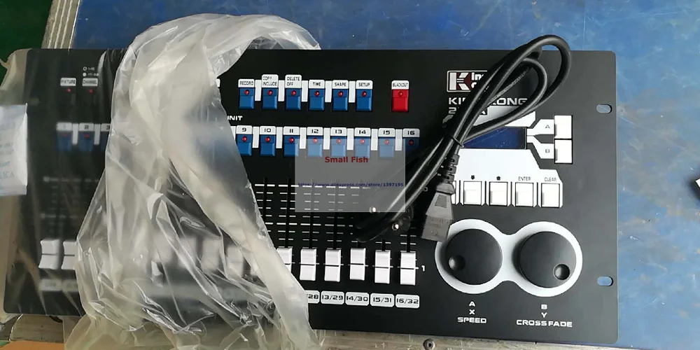 2018 King Kong KK 256 профессиональный DMX контроллер каналов встроенный 35 графика для 16 шт