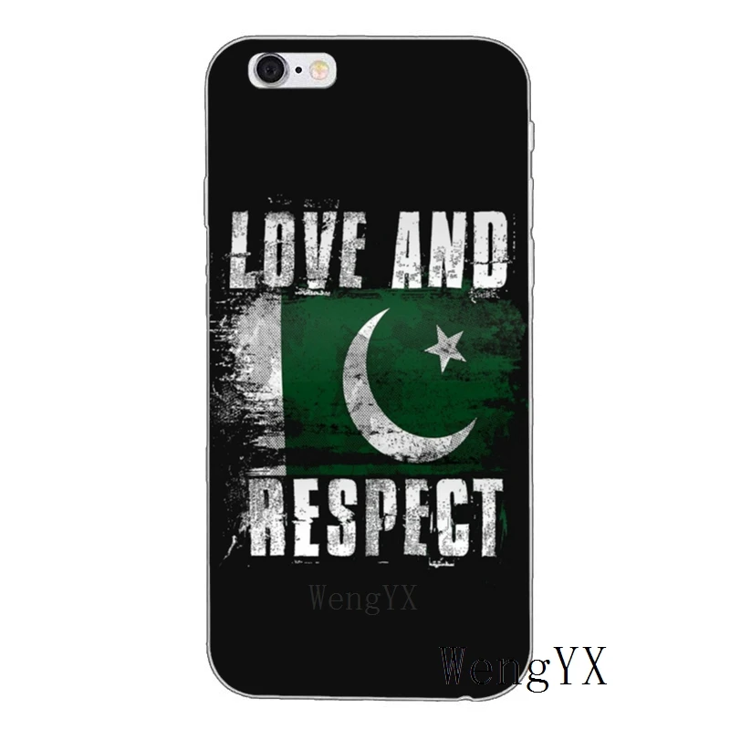 Силиконовый чехол для телефона флаг Пакистана баннер Луна Звезда для iPhone XR X XS Max 8 7 6s 6 plus SE 5s 5c 5 iPod Touch - Цвет: Moon-Star-A-03