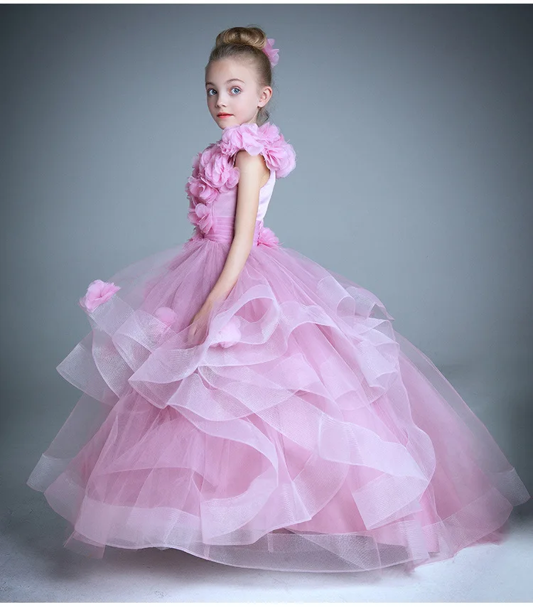 Upscale boutique children dress Girls Princess Dress Costume Party ...