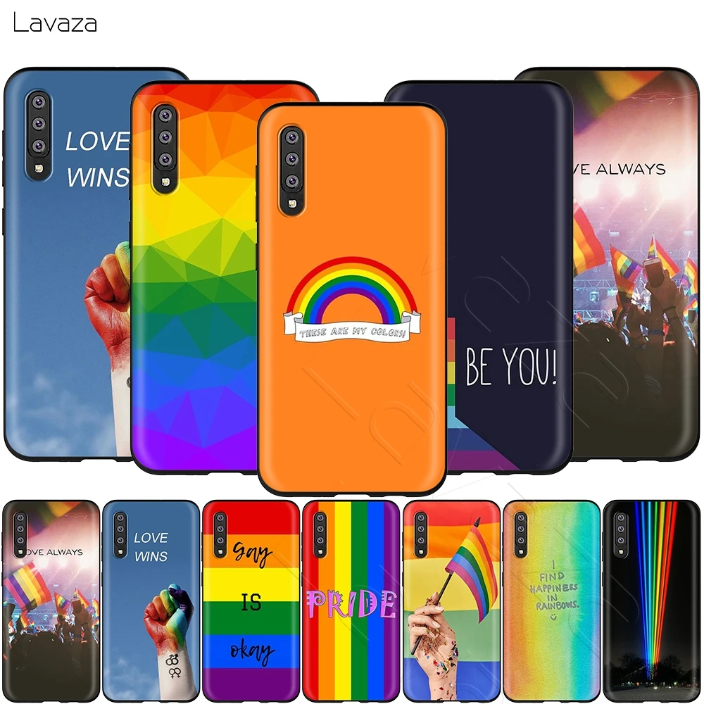 Lavaza геи лесбиянки Радужный Флаг ЛГБТ чехол для Samsung Галактики S6 S7 край J6 S8 S9 S10 плюс