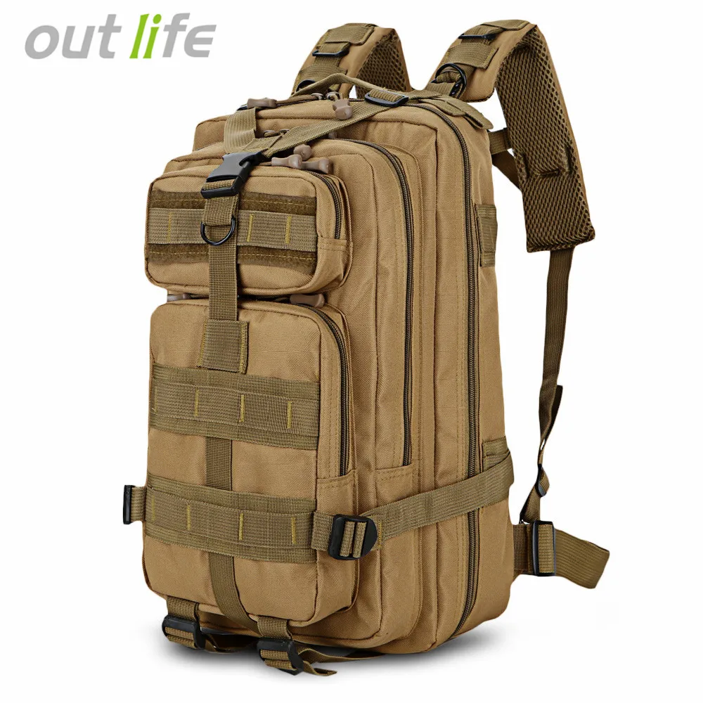

Outlife 25L Outdoor Backpack Military Tactical Camouflage Army Camping Bag Backpack Trekking Hunting Traveling Hiking Rucksack